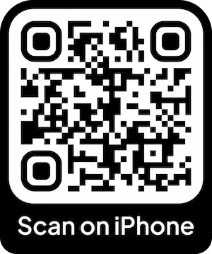 Scan this QR code on iPhones